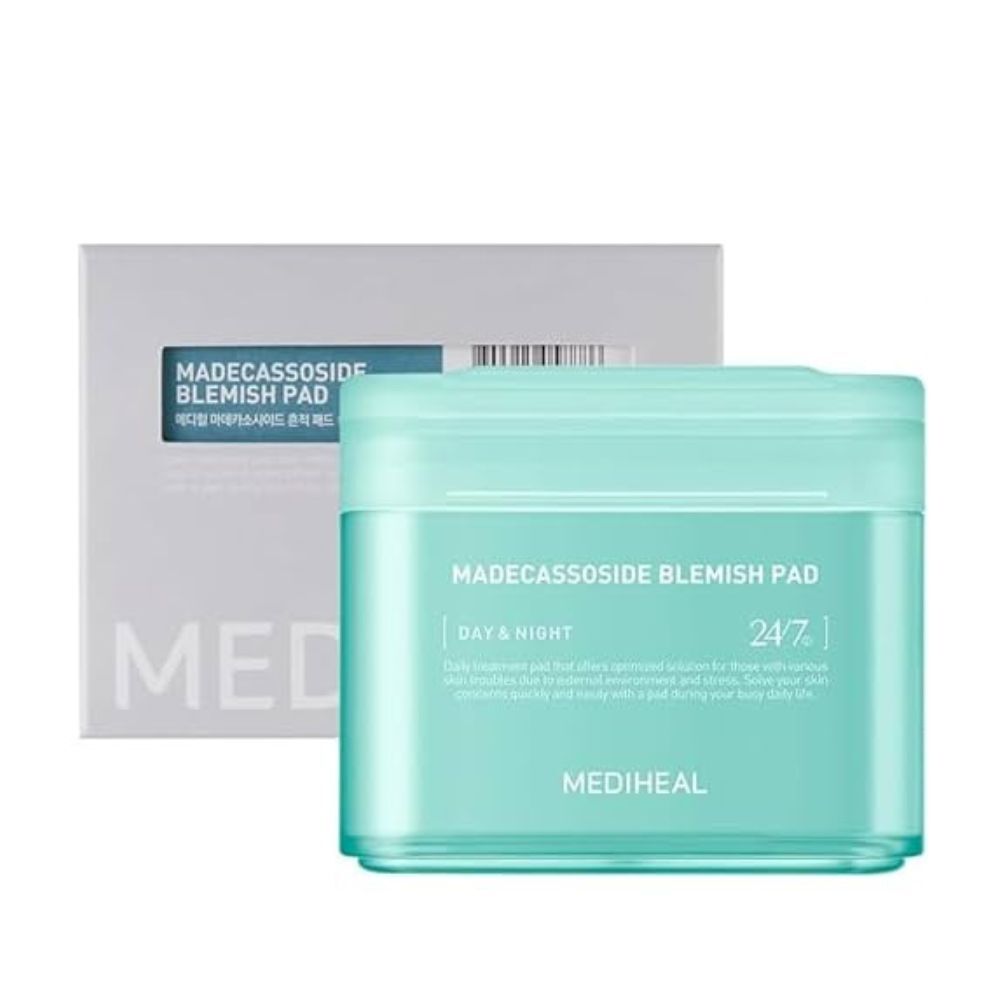 MEDIHEAL 積雪草 修復痘印抗敏舒緩鎮靜保濕化妝爽膚棉片 100ea/170ml