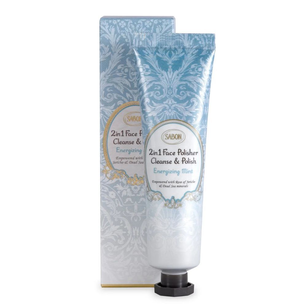 莎邦 舒活薄荷清新瑩亮2合1 面部磨砂潔面霜 60ml