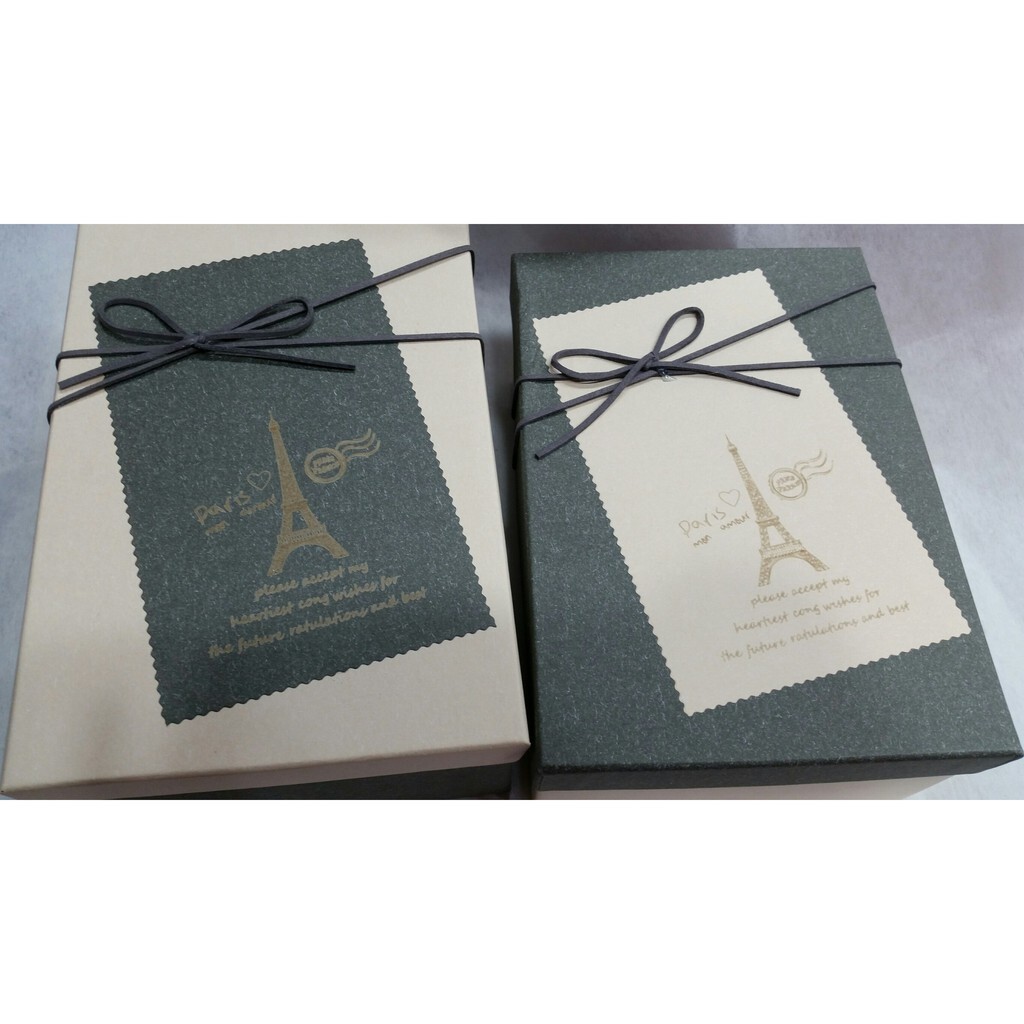 【台灣現貨速發】--長方鐵塔禮物盒//包裝盒//乾花盒