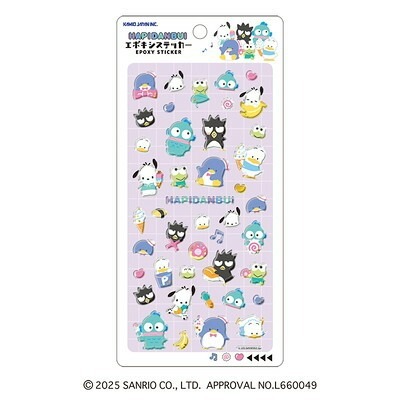 日本 Sanrio Hapidanbui 貼紙套裝