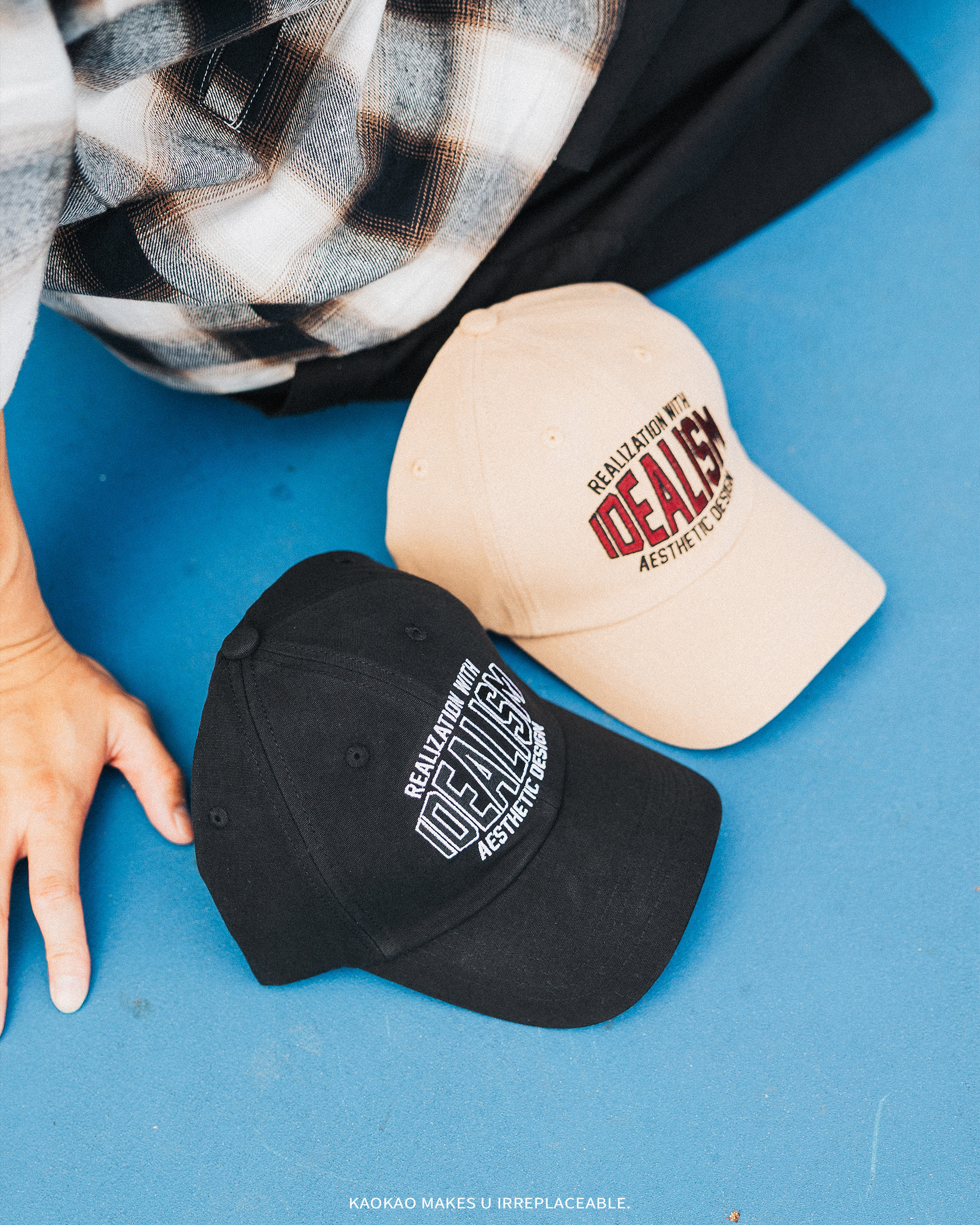 idealism IDE Canvas Cap 黑色 沙色 帆布帽【ID25013】