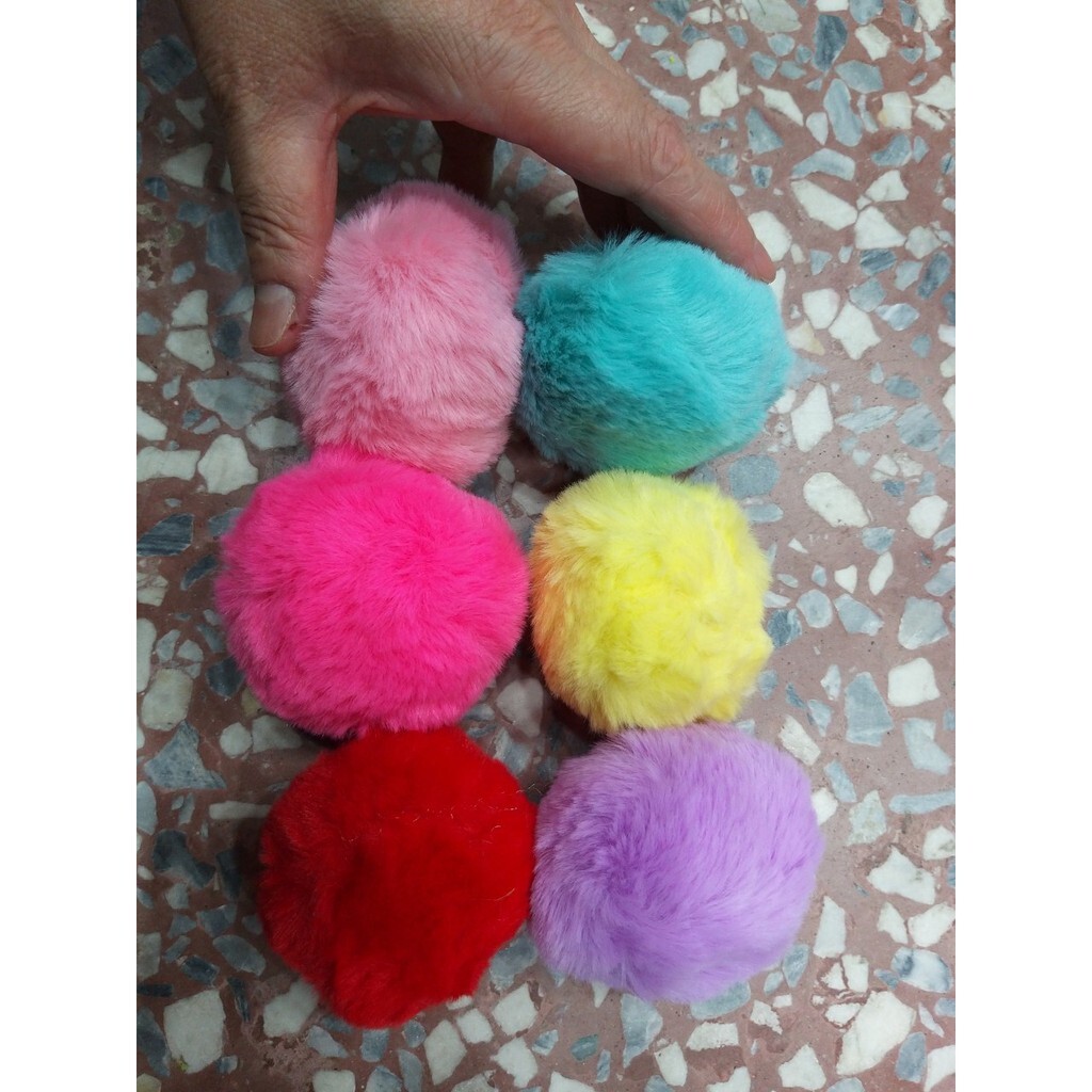【台灣現貨速發】現貨---7公分仿兔毛球28元