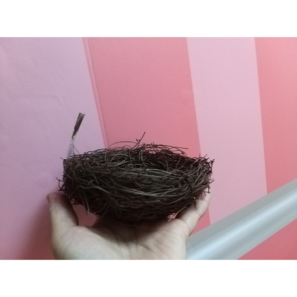 【台灣現貨速發】鳥窩//細柳藤鳥巢(小)6-7公分