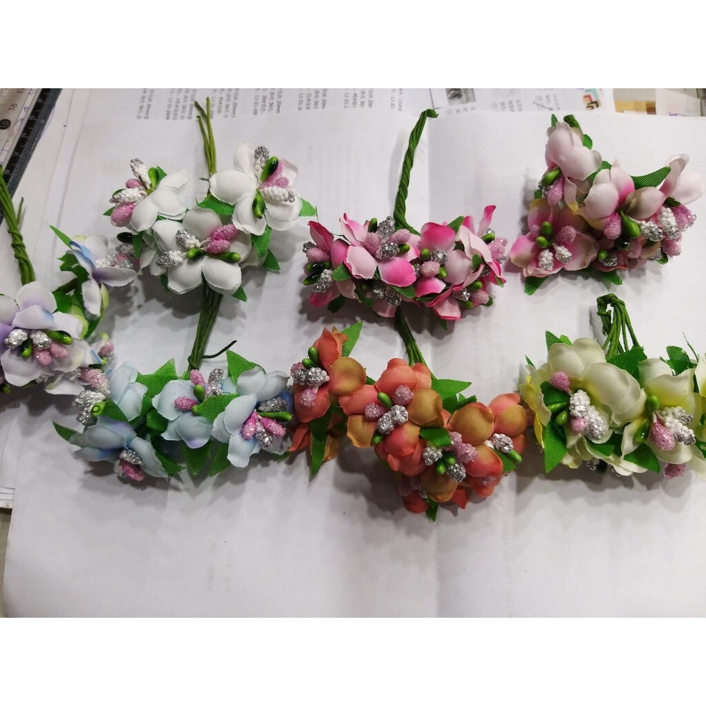 【台灣現貨速發】~~新小朵大花蕊圓滿花1把5朵*4=20元