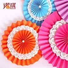 【台灣現貨速發】圓扇花 襯紙花｜婚禮布置 派對會場設計 裝飾