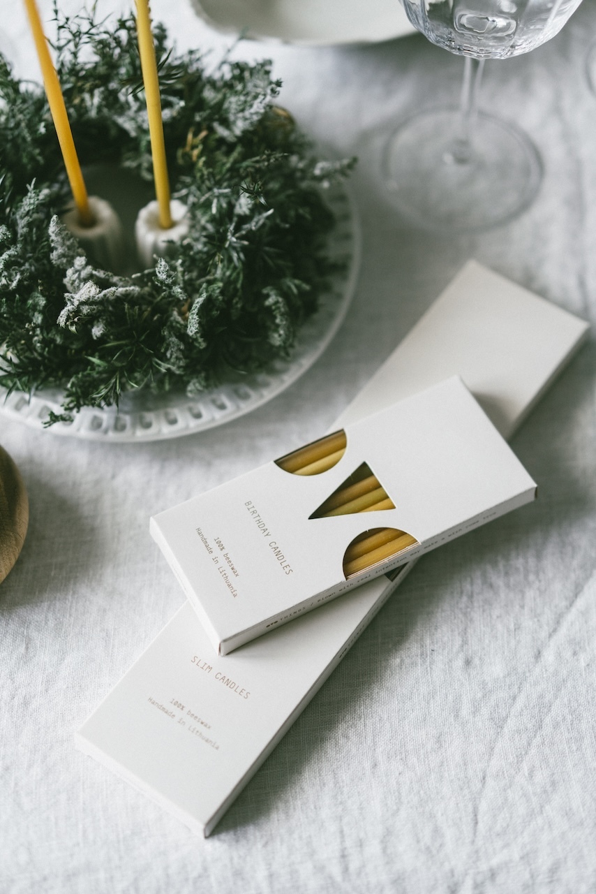 OVOTHINGS 純蜂蠟生日小蠟燭20支裝