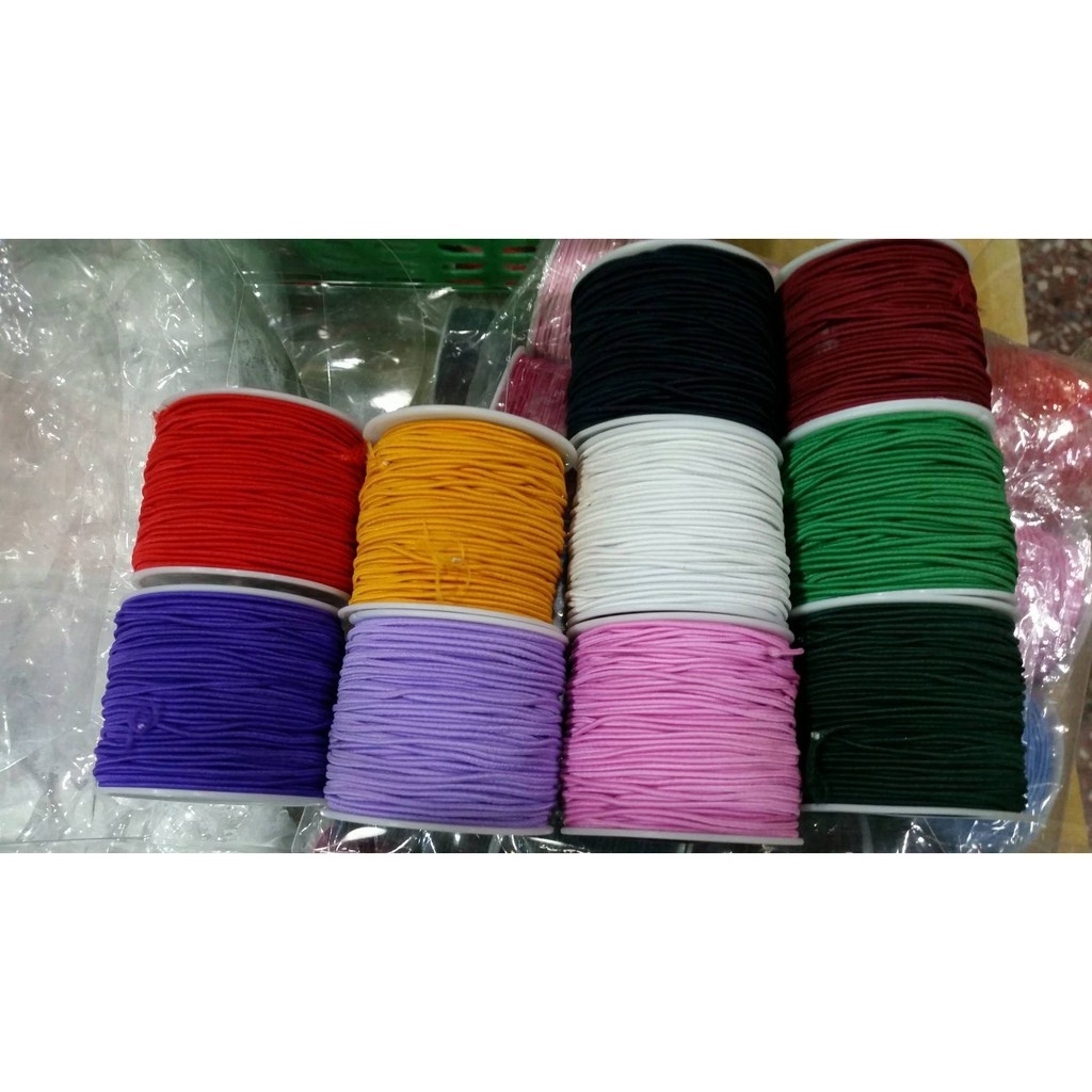 【台灣現貨速發】【台灣現貨】1MM彈力線 鬆緊線 串珠珠 手環 彈性鬆緊線