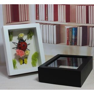 【台灣現貨速發】永生花**單面花盒框**(小) 高18*寬18*框深6.5公分**7吋''正方形