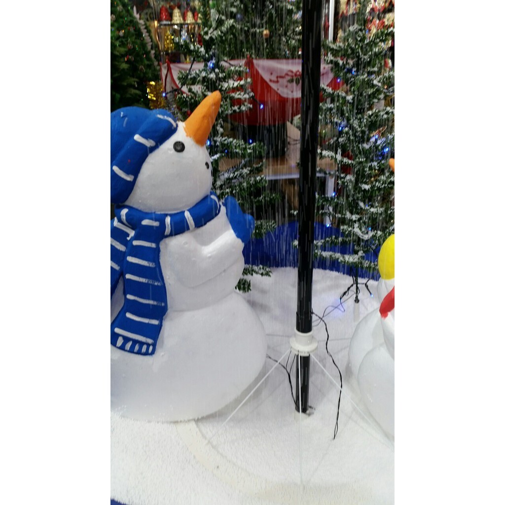 【台灣現貨速發】聖誕節 大型聖誕飄雪人傘 下雪機