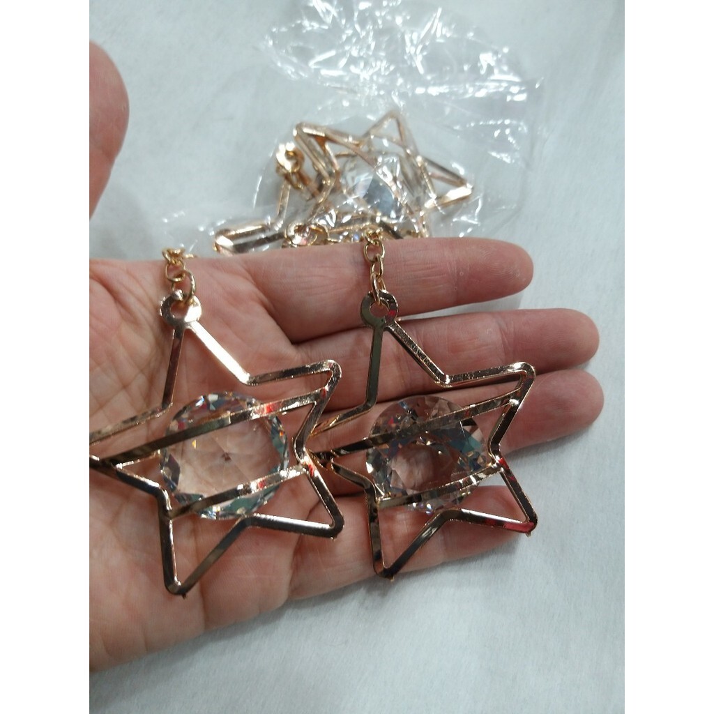 【台灣現貨速發】手機吊飾//耳環配件''鑰匙圈配件**星星吊飾