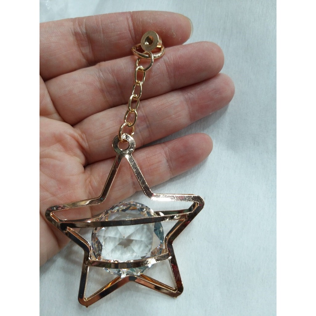 【台灣現貨速發】手機吊飾//耳環配件''鑰匙圈配件**星星吊飾