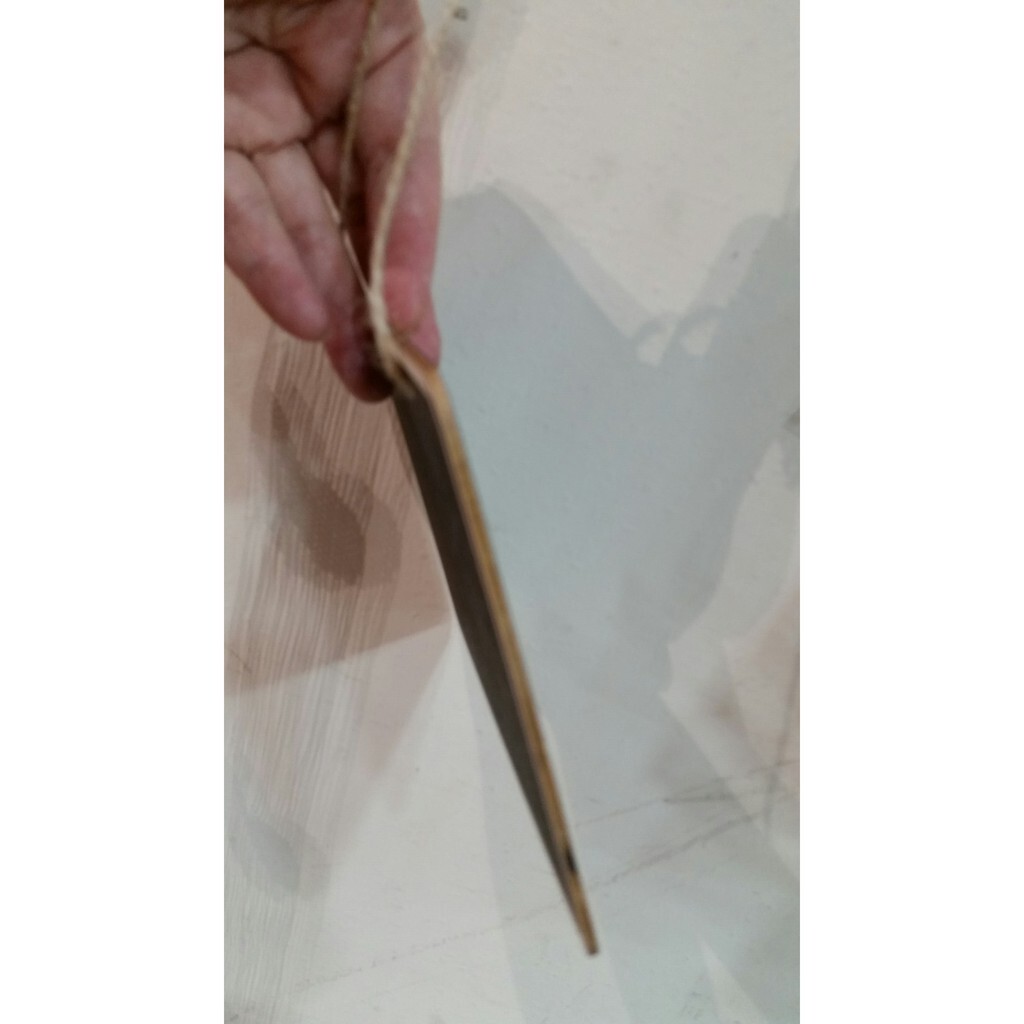 【台灣現貨速發】M306-鄉村風--麻繩吊掛雙面小黑板12*16公分