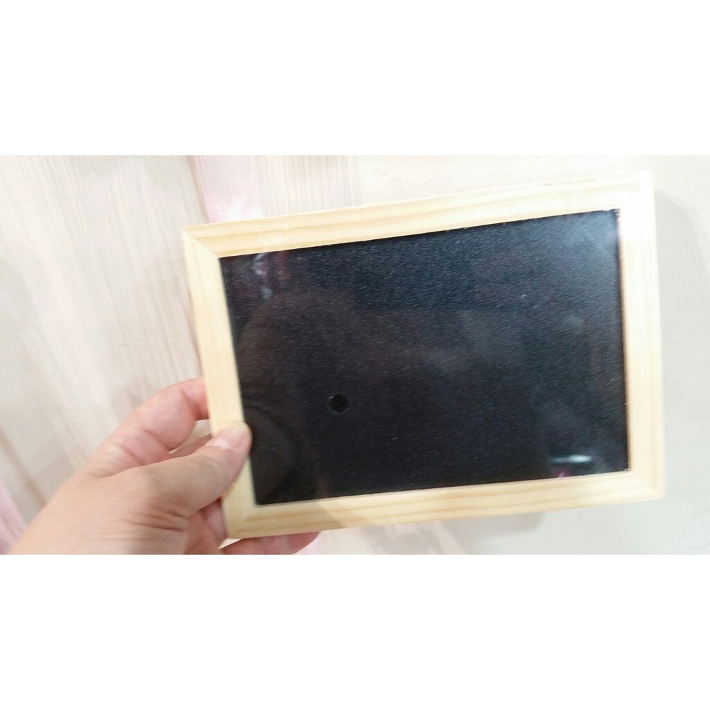 【台灣現貨速發】材料王批發-鄉村風--雙面小黑板13*18公分