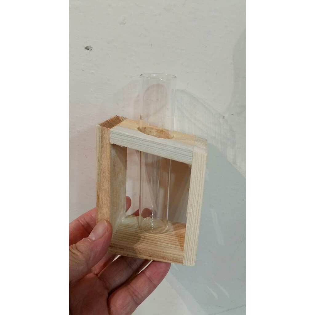 【台灣現貨速發】鄉村風單支玻璃試管架  90元