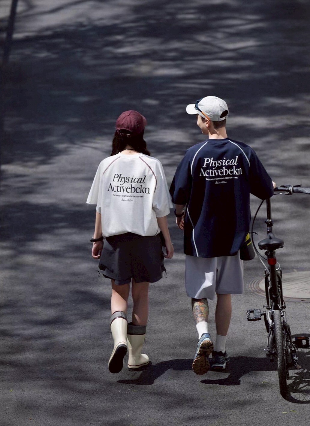 ❄️夏日涼感必備❄️Physical Activebekn 反車線印花 短T(2colors)