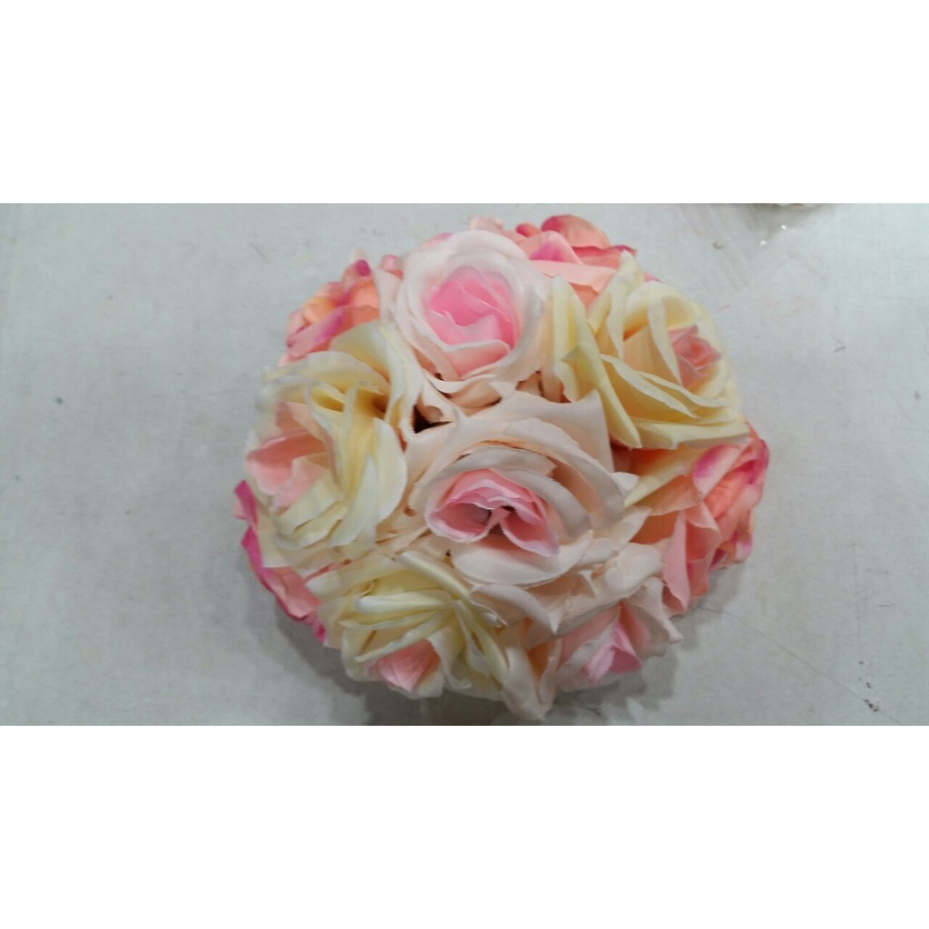 【台灣現貨速發】仿真人造花--玫瑰花球***半球70元