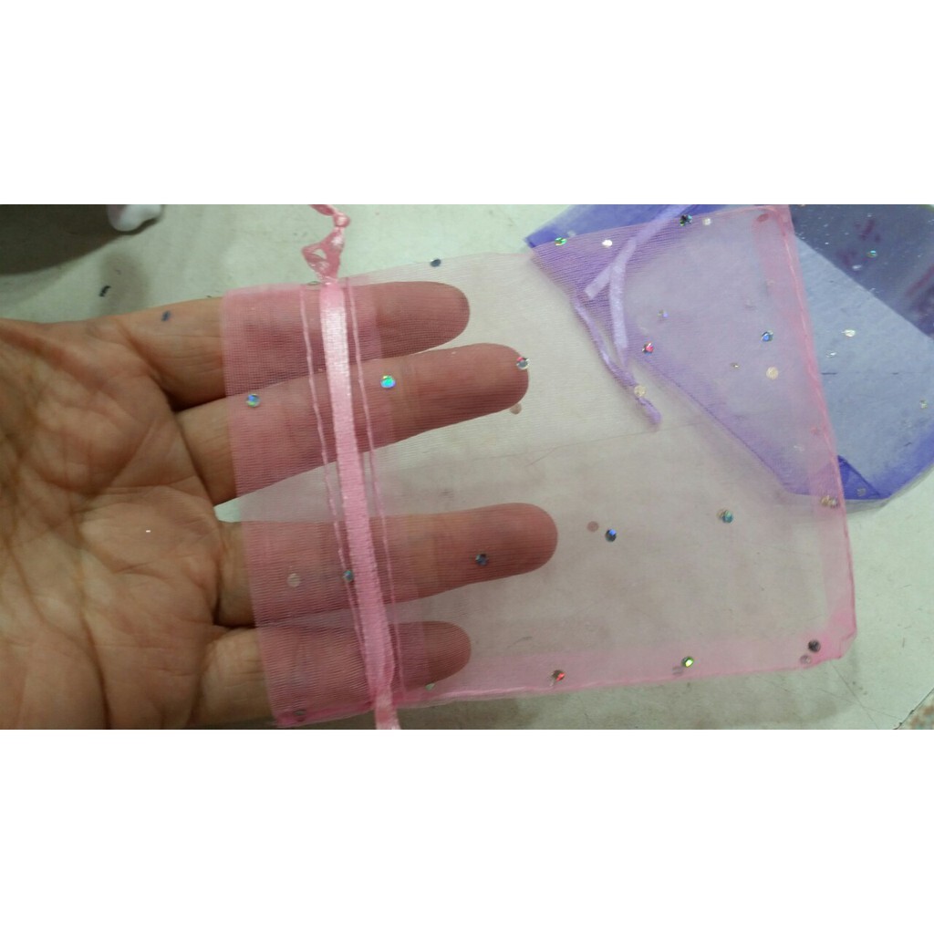 【台灣現貨速發】9*12印亮點點-喜糖紗袋 10個18元