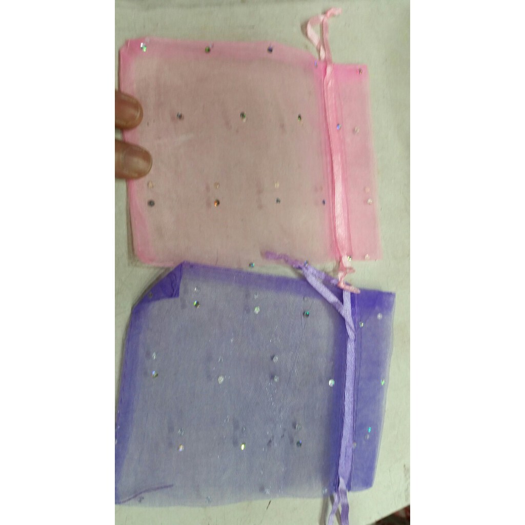 【台灣現貨速發】9*12印亮點點-喜糖紗袋 10個18元