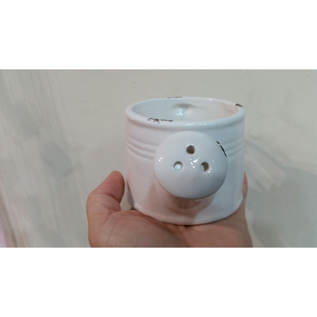 【台灣現貨速發】種多肉//插乾花M285-澆花壺造型花器**45元**有現貨