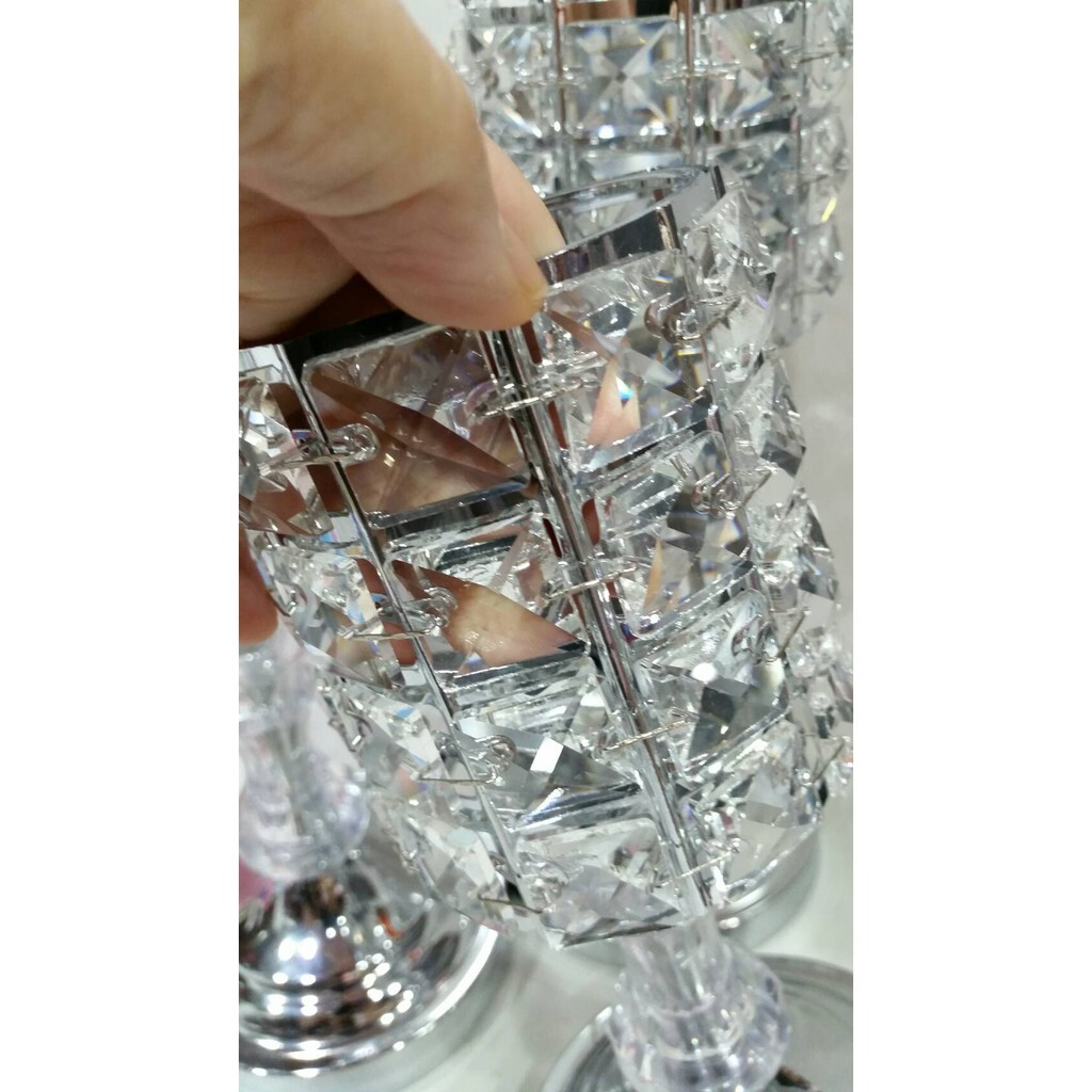 【台灣現貨速發】水晶鑽燭台(花器)**有現貨