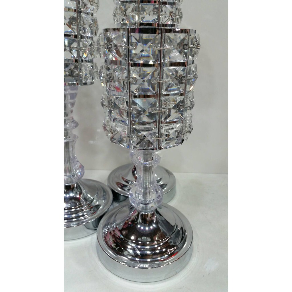 【台灣現貨速發】水晶鑽燭台(花器)**有現貨