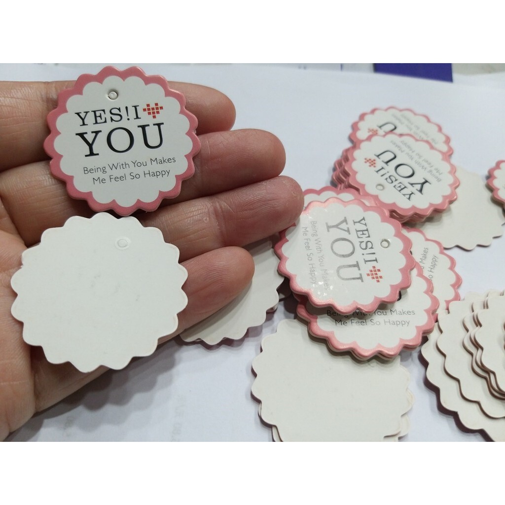 【台灣現貨速發】婚禮小物**粉色小吊卡//小卡片