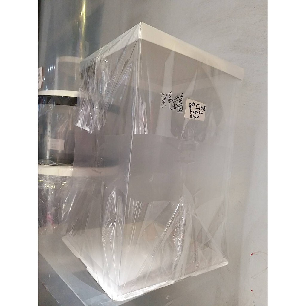 【台灣現貨速發】8吋 方形蛋糕盒 捧花盒｜各種高度｜蛋糕盒 透明生日蛋糕盒 創意包装盒 四方透明盒 禮物盒