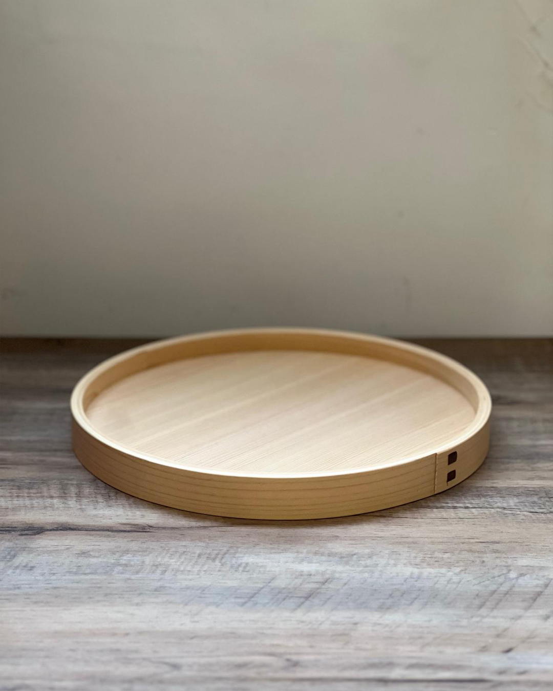 日本製 曲木工藝托盤 L｜木曽駒印 x SALIU
