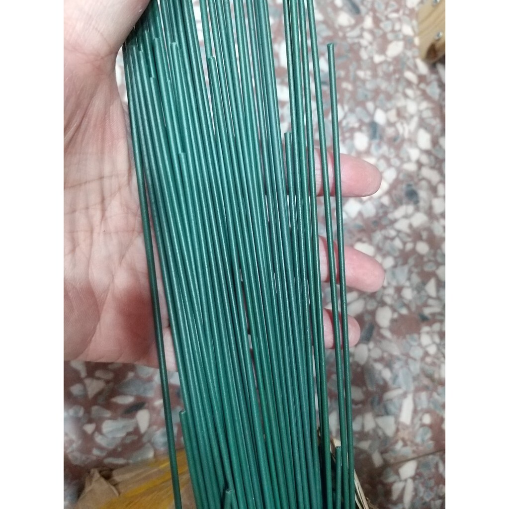 【台灣現貨速發】香皂花配件 硬鐵絲 花杆花枝｜手工DIY 玫瑰花材料 綠鐵絲 鲜花包装材料