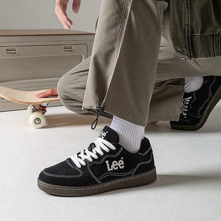 LEE 車縫線 絨面 德訓鞋