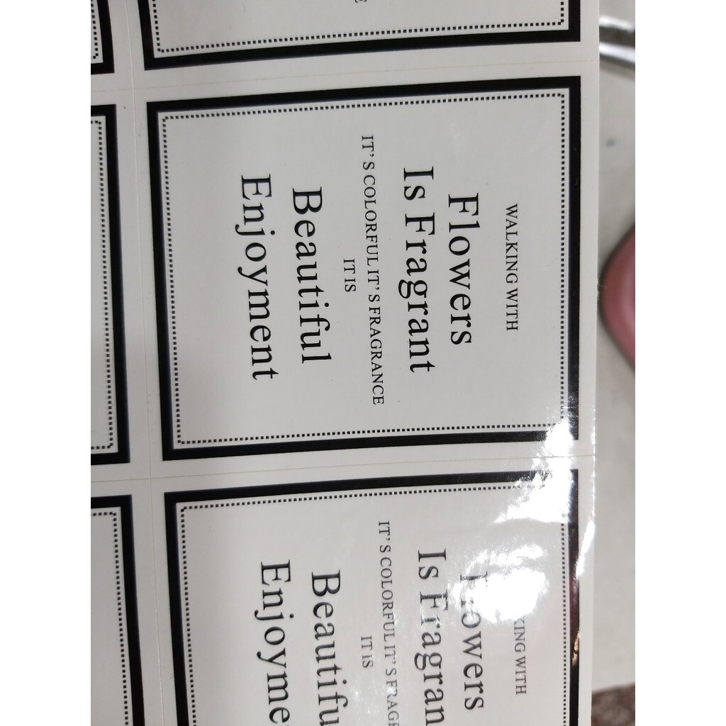 【台灣現貨速發】韓版大四方乾花束--貼紙封口貼8枚15元