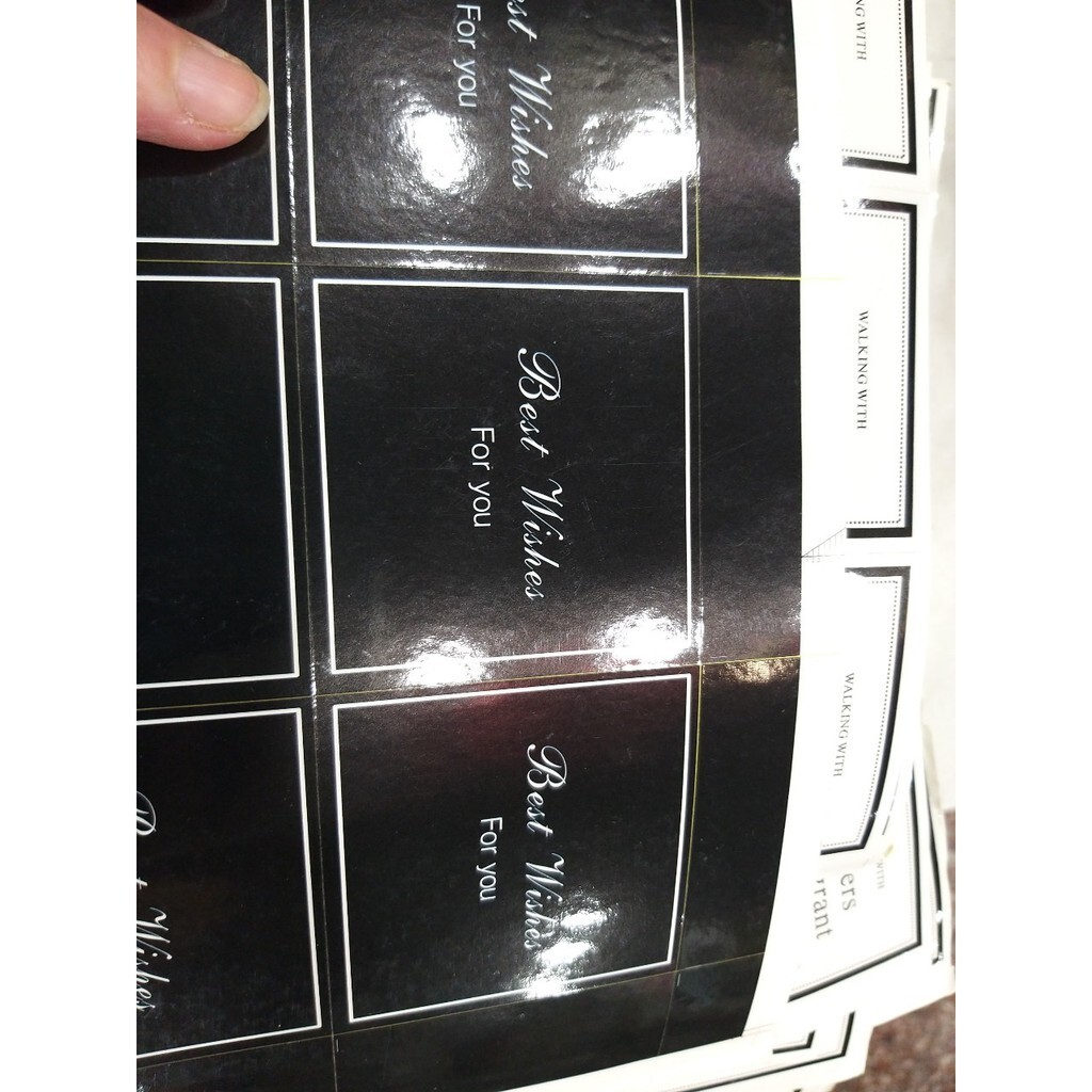 【台灣現貨速發】韓版大四方乾花束--貼紙封口貼8枚15元