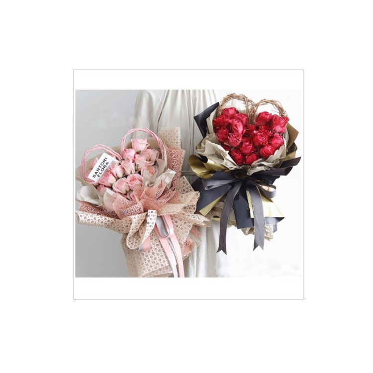 【台灣現貨速發】柳藤 愛心 心型花環 '花束心型手把 藤圈 乾燥素材