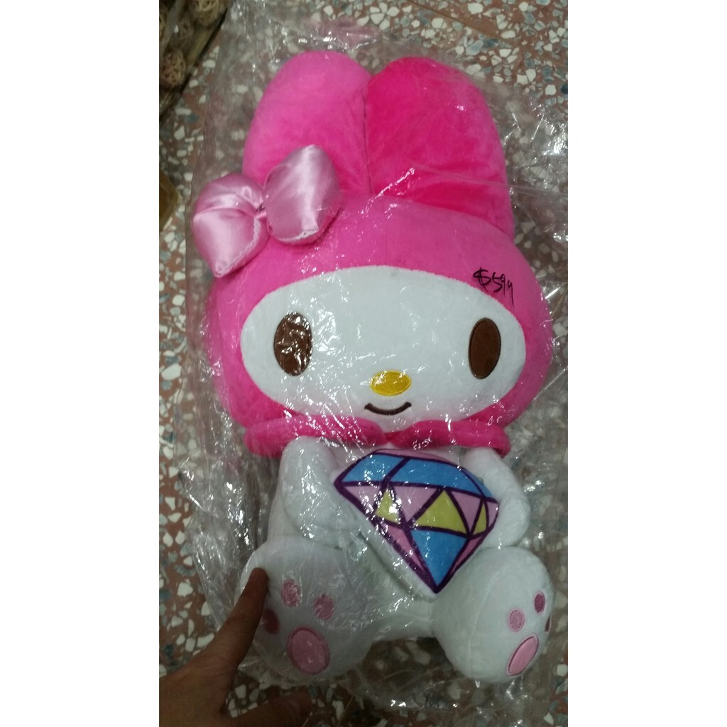 【台灣現貨速發】18吋45公分坐姿草莓美樂蒂玩偶