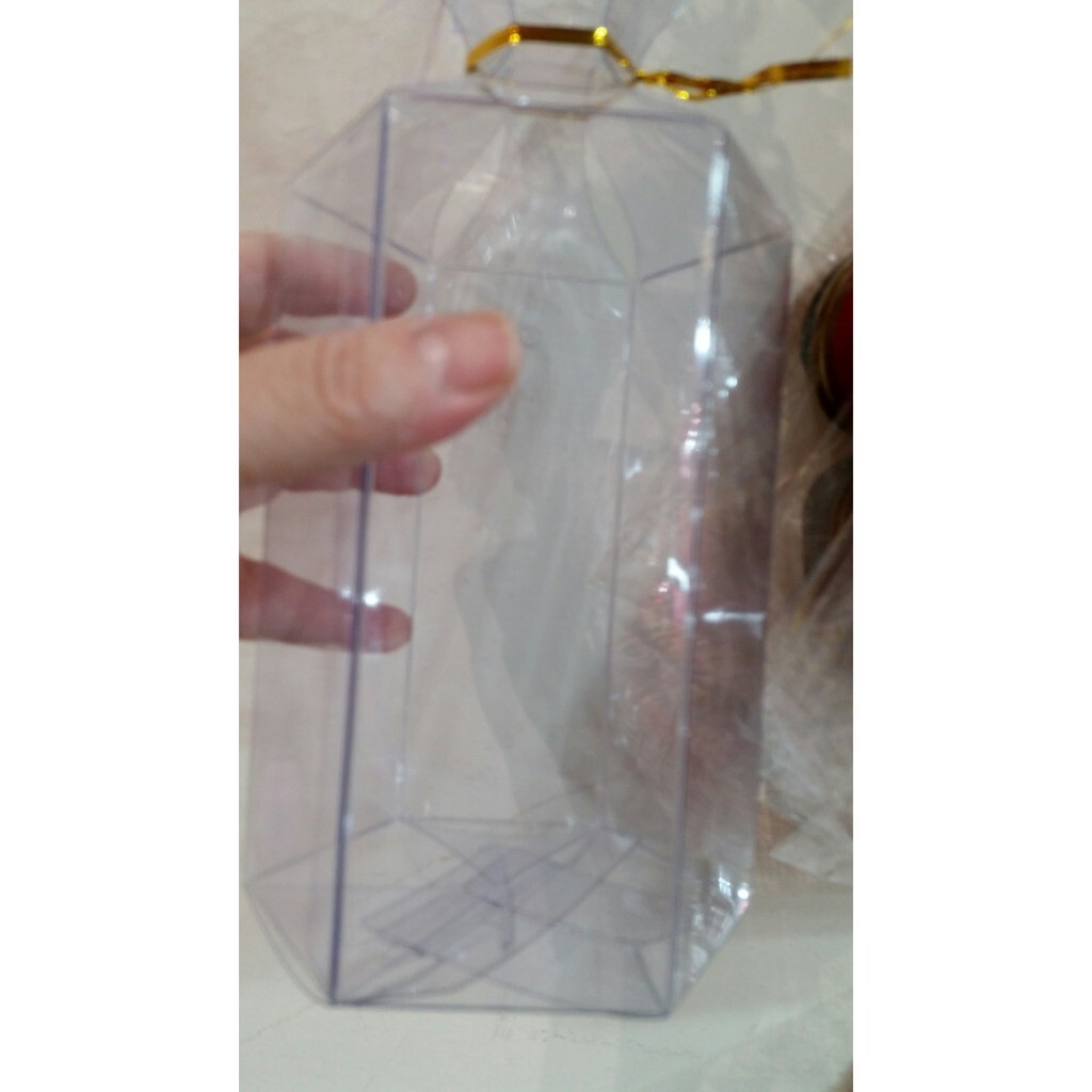 【台灣現貨速發】PVC 六角透明盒【台灣製】 (22*11*11公分)