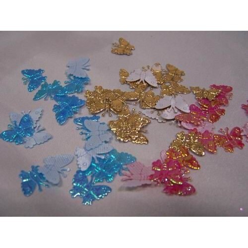 【台灣現貨速發】迷你泡棉蝴蝶 蝴蝶 泡棉蝴蝶 ｜一包100個 一個 0.4元｜手工材料 手工藝