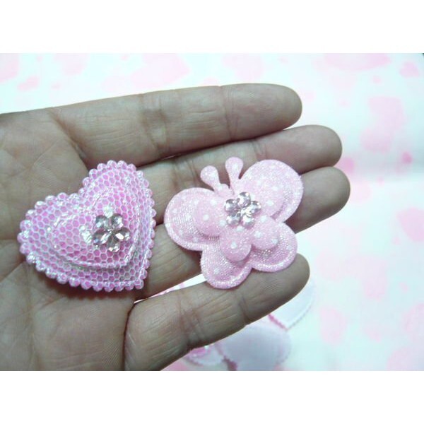 【台灣現貨速發】泡棉花鑽蝴蝶 愛心