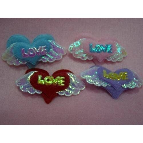 【台灣現貨速發】翅膀 泡綿翅膀 毛布雙層愛心泡棉翅膀 love｜3元''批發2.5元｜手工藝材料