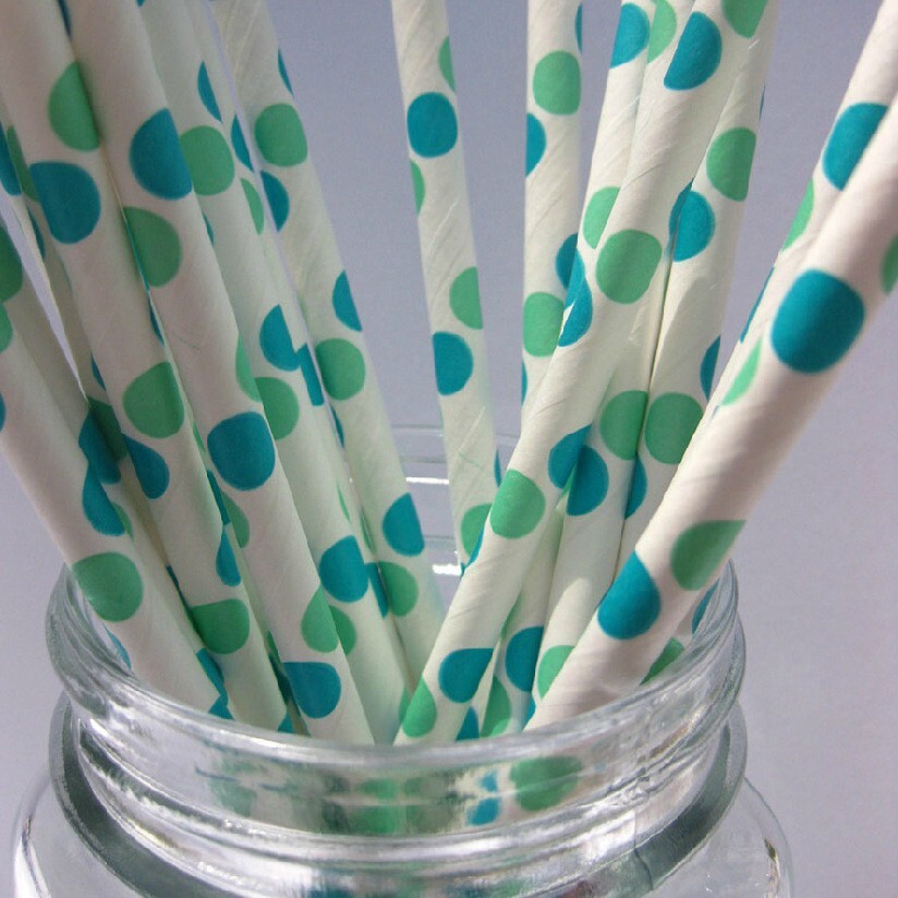 【台灣現貨速發】派對紙吸管｜一包約25根