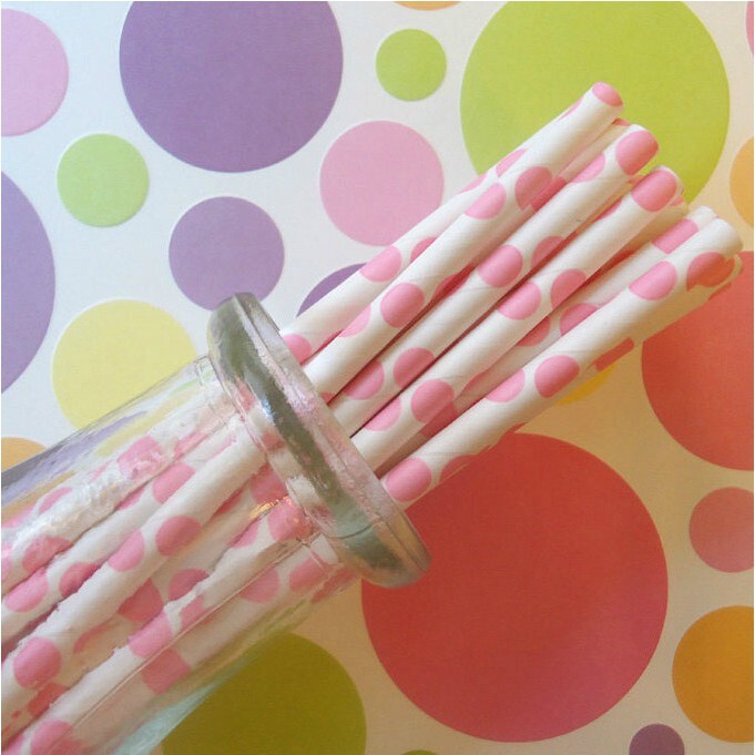 【台灣現貨速發】派對紙吸管｜一包約25根