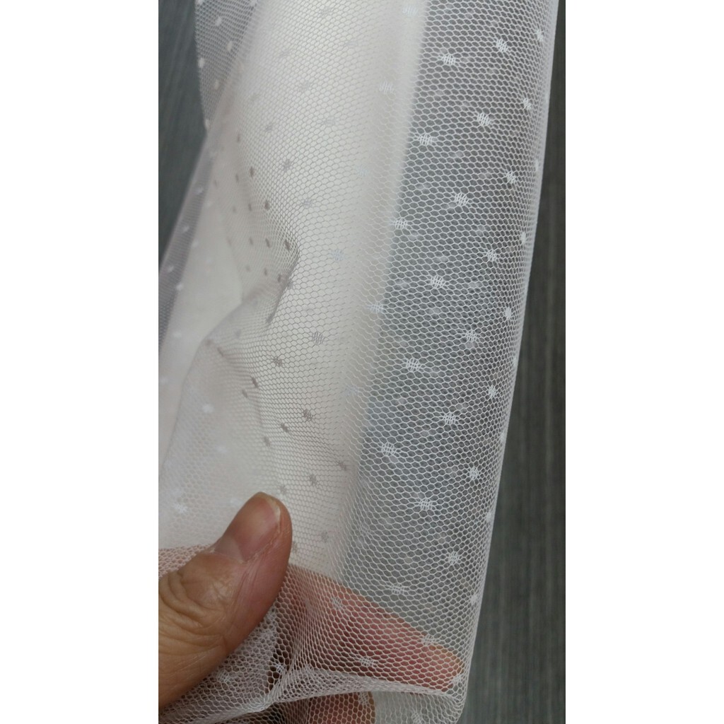 【台灣現貨速發】韓國點點細紗網｜50公分寬｜乾燥花束 網紗