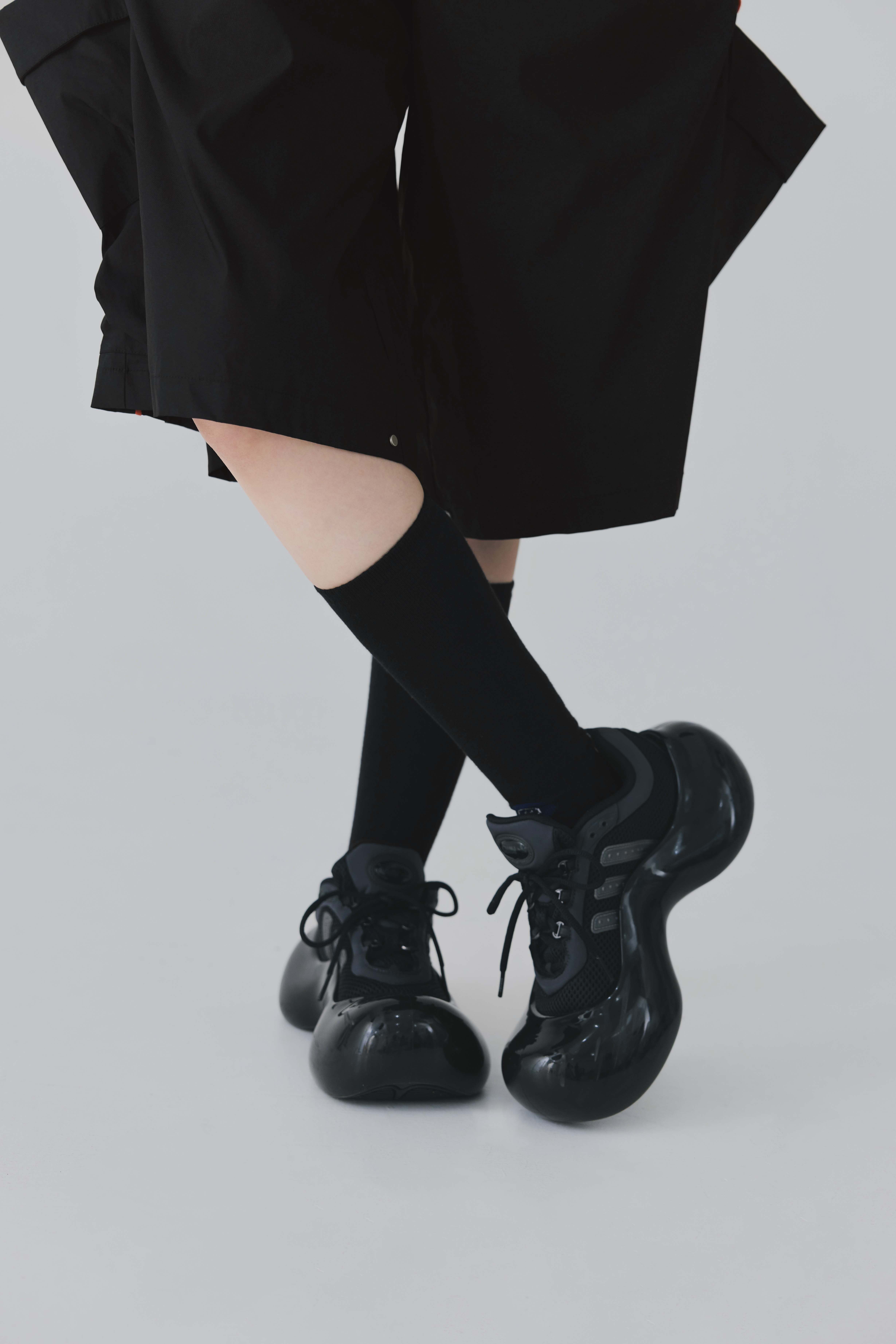 RETEM03 Baseline Socks｜Black