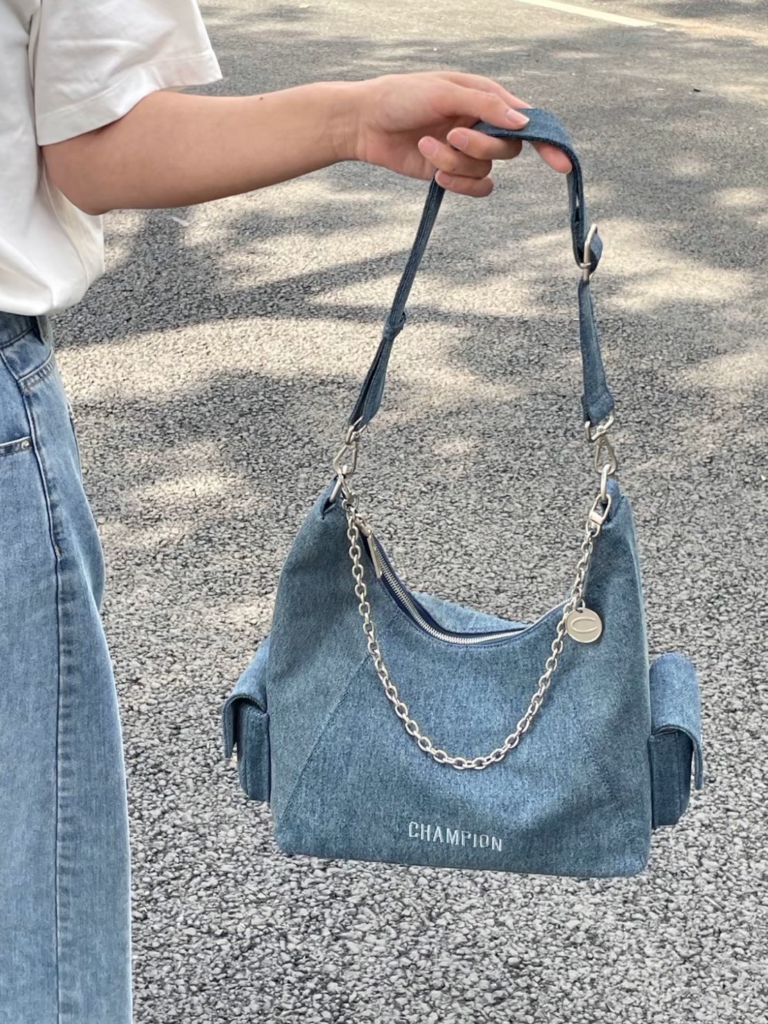 CHAMPION 皮革鏈條 機車包