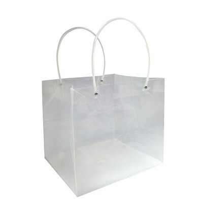 【台灣現貨速發】正方形乾花袋｜韓風乾花｜透明pp袋 ｜整包批發｜塑膠提袋 透明提袋 禮物袋