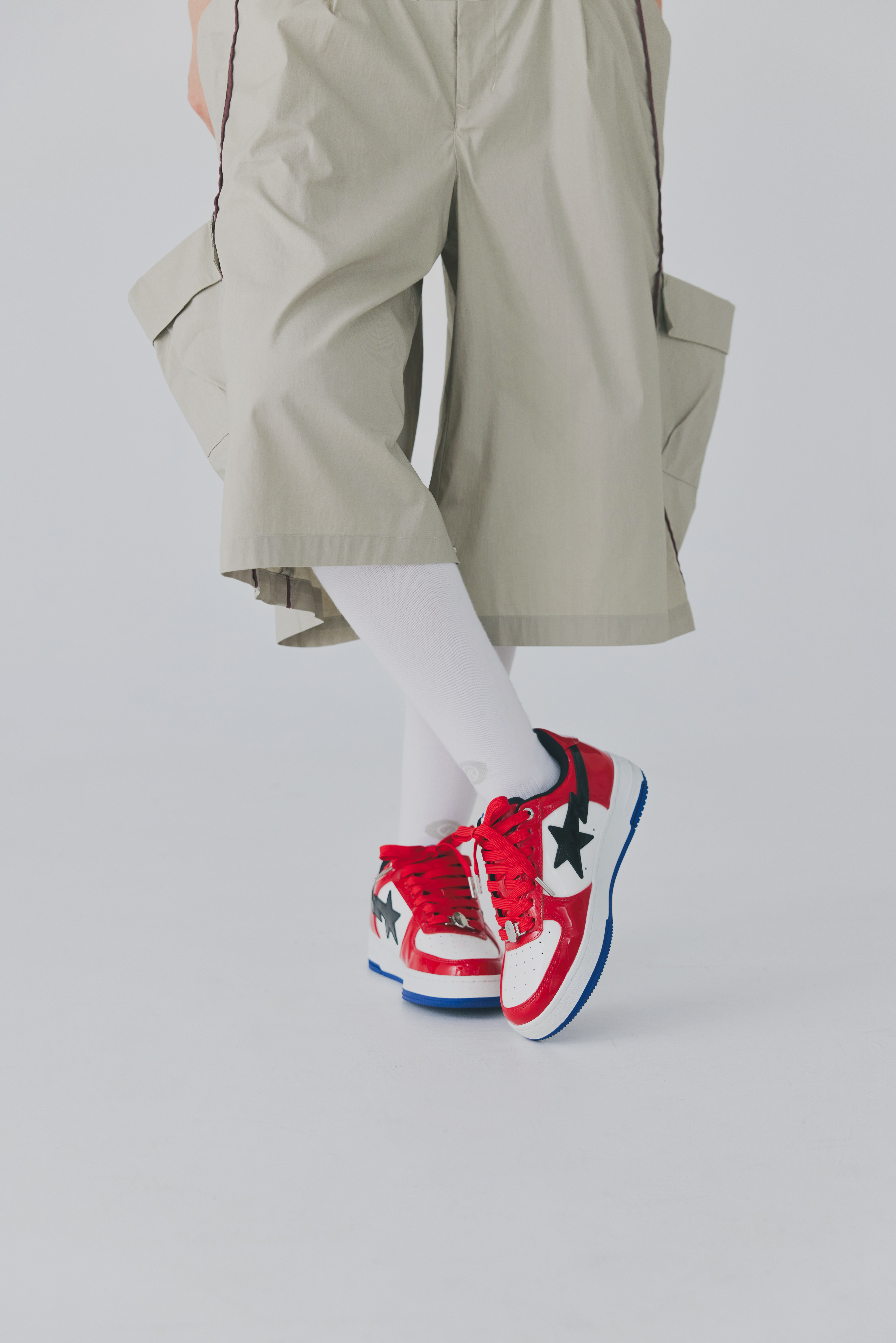 RETEM03 Baseline Socks｜White