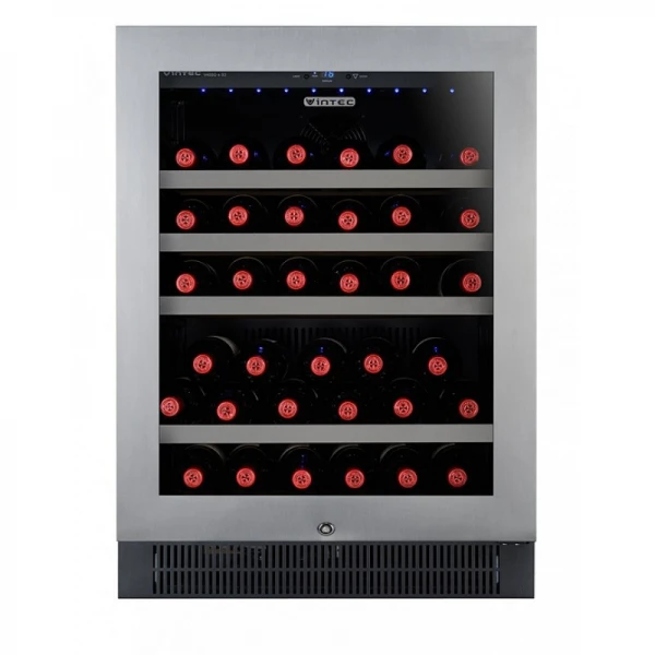 Vintec   VWS050SSA-X‧Seamless Stainless Steel Series 單溫區酒櫃‧40支‧香港行貨,原廠1年保養‧