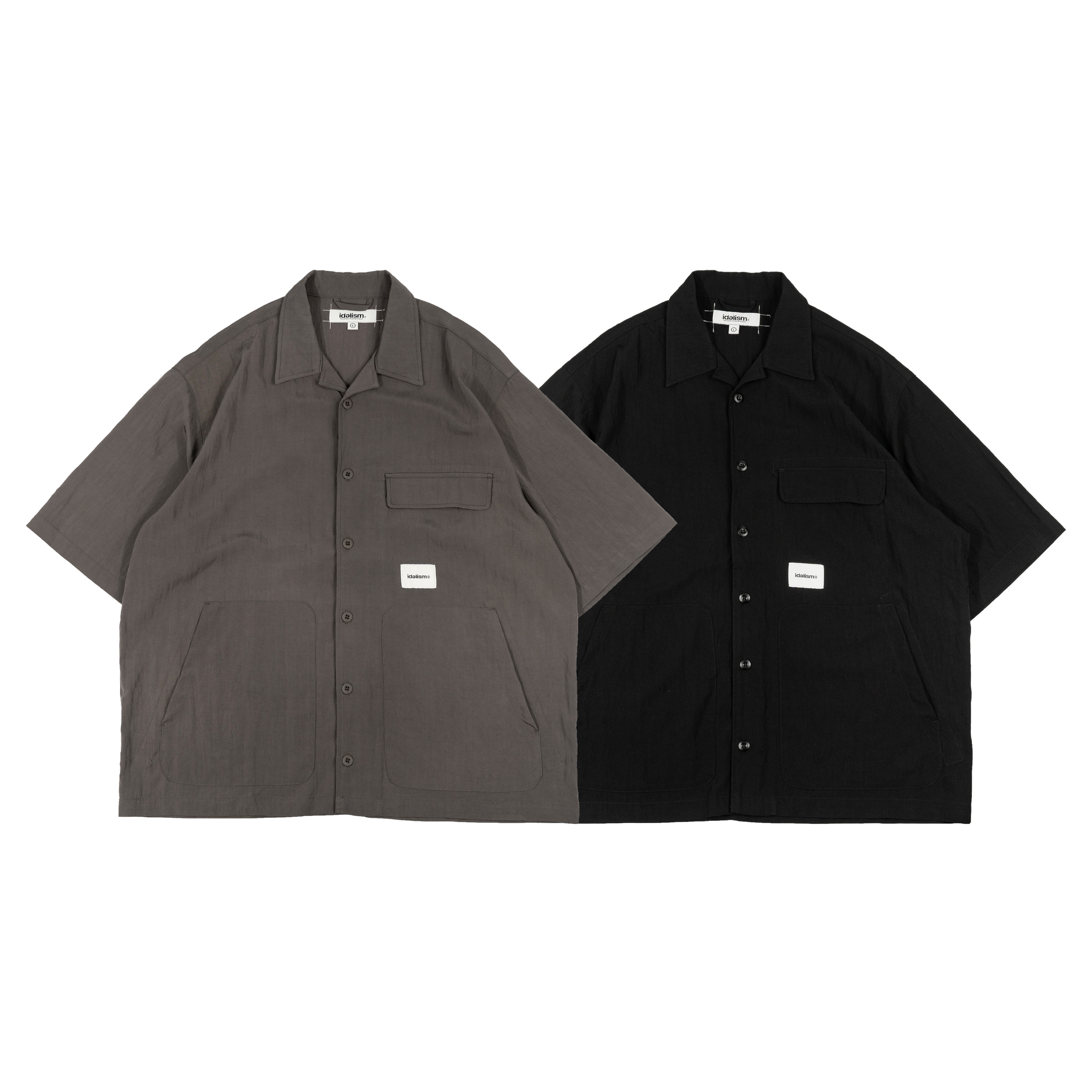 idealism IDE Soft Shirt 棕色 黑色 快乾 機能 軟質短襯衫【ID25029】