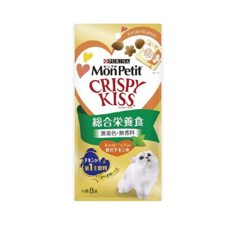 Mon Petit crispy kiss 奢華 雞肉味 含貓薄荷  24g