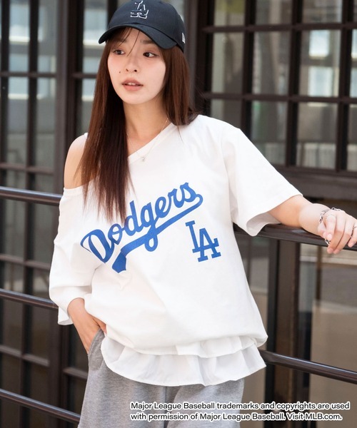 JP MLB 露肩T-Shirt （P9 JP76）