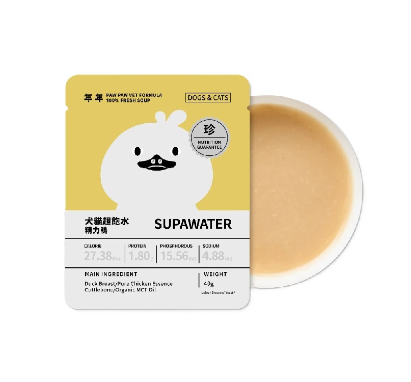 年年 犬貓用 精力鴨凍乾湯